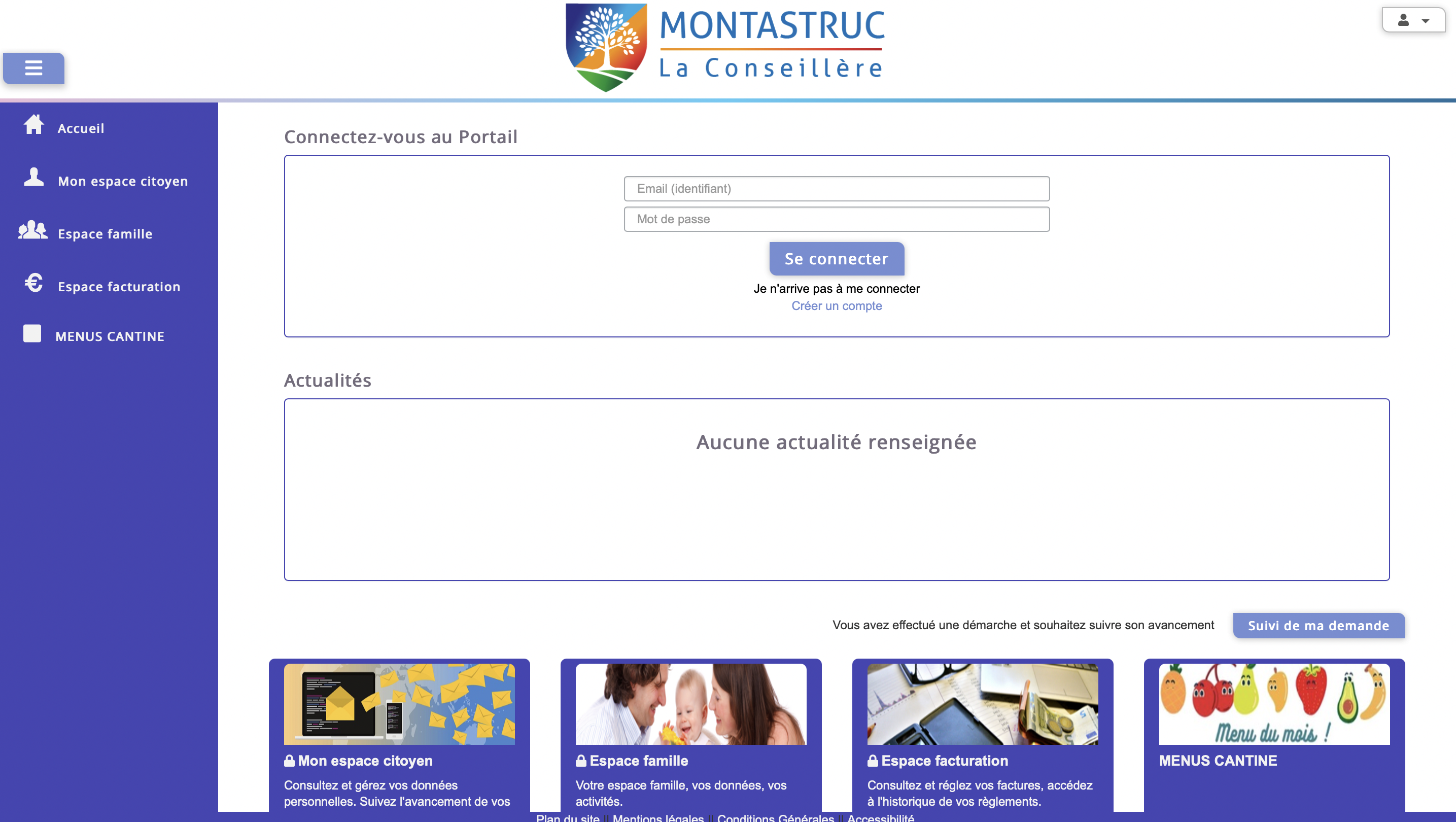 Portail Famille Inscription et Paiement - MONTASTRUC-LA-CONSEILLERE